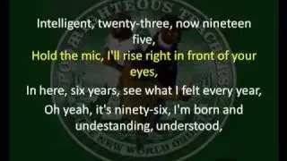 Poor Righteous Teachers - Gods, Earths and 85ers (With lyrics)