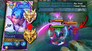 VAMPIRE DIKATAIN HEWAN SAMA TIM SENDIRI KARENA FEEDER DI EARLY! ALUCARD COMEBACK | MLBB