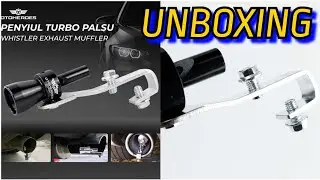 Instalasi & Unboxing Penyiul Turbo Palsu Knalpot Mobil Whistler Exhaust Muffler