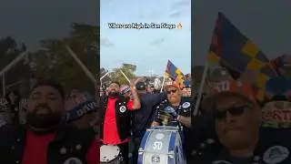 San Diego fans are hyped for their first-ever home game 🔥