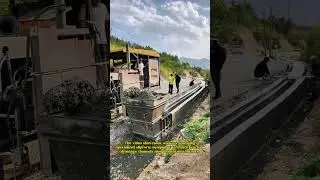 Mountain Engineering: Trench Laying with Hydraulic Slipform Technology