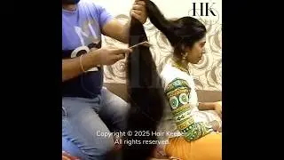 No Pain, No Damage! 🚫 Gentle Detangling & Care for Super Long Mane #hair #haircare #longhair