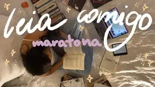 LEIA COMIGO por 6 HORAS | MARATONA DE LEITURA + SORTEIO DE LIVROS 📚