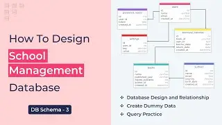 School Management System Database Design | #databasedesign  #schoolmanagementsystemsoftware
