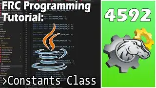 FRC Java Programming: Constants Class