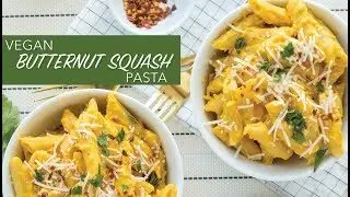 BUTTERNUT SQUASH MAC AND CHEESE | Vegan Pasta Recipe | The Edgy Veg
