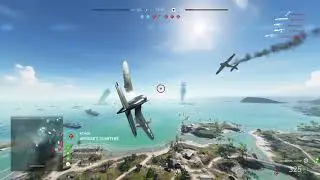 Battlefield 5: Pacific Conquest Gameplay | F4U  VS. ZERO - Dogfight (No Commentary)