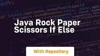 java rock paper scissors if else