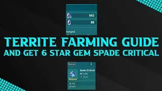 Ni No Kuni Crossworlds How to Get 6 Stars Gem Critical and Good Spot For Territe Farming