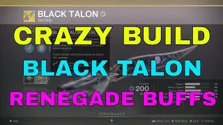Crazy Black Talon Build For Renegades Using New Changes