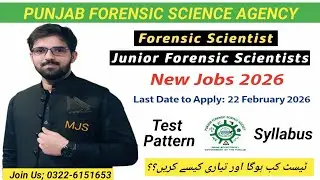 PFSA Jobs 2026|Forensic Scientist & Junior Forensic Scientist Vacancies|Test Pattern & Syllabus|PREP