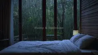Дождь на улице, тепло внутри. 10 часов ASMR уютной спальни для сна