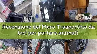 Recensione del Moro Trasportino da bici per portare animali domestici o cuccioli di cane e gatto
