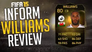 FIFA15: IF WILLIAMS REVIEW (80) +INGAME STATS! FIFA15 PLAYER REVIEW!