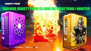 TRAINING VARIETY PACK & PRO-STAR FANTASY PACK! EA GAVE ME EVERYTHING I WANTED, Madden 23 Pack