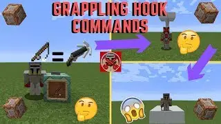 Command Block Tutorial #33: Grappling Hook Commands in Minecraft (1.13+)
