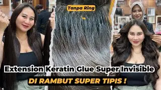 RAMBUT TEBAL SECARA INSTAN PAKAI HAIR EXTENSION KOREA SUPER INVISIBLE !!
