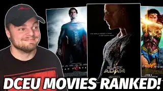All 12 DCEU Movies RANKED! (w/ Black Adam)