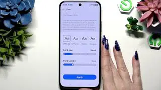 How to Change Font Size on OPPO Reno15 FS