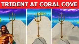 Claim Your Trident at Coral Cove! ALL LOCATIONS! Fortnite Aquaman Challenges Week 5 (Unlock Trident)