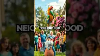 Polly the Parrot Exposes Neighborhood Secrets! 😂🦜 #parrot #birds #facts #animals #funny