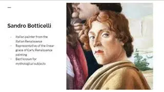 Art History with Jackie Sandro Botticelli