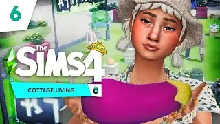 Giant Crops! 👑 Ep.6 | The Sims 4: Cottage Living - Rags to Riches