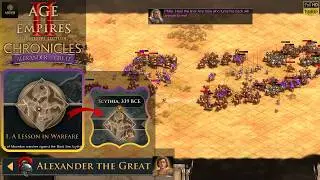 Alexander the Great Mission #1: A Lesson in Warfare - AoE2 DE Chronicles Gameplay (Hard)