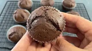 Recette des muffins cacao moelleux - recette facile | مافن كاكاو سهل ولذيذ