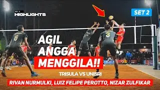 AGIL ANGGA MENGGILA‼️ SET 2 TRISULA vs UNISRI - JEKEK MANIA CUP 2