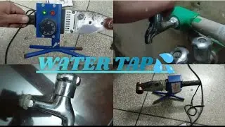 How to install water tap in PVC 32mm pipe