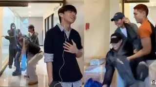 SB19 with Wired Earphones Listening to SaW Kickoff Concert on Loop