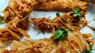 Lachha chicken tikka for iftari | Special recipe of thread chicken| crispy & easy recipe|#like#share
