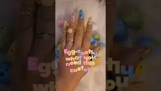 Easter Egg Nails | Easter Themed