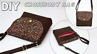 [DIY] Crossbody Bag, Easy and quick Sewing 💐 How to make a Crossbody Bag