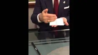 Mark Brandyberry Demonstrates the Right Handed Cocktail Napkin