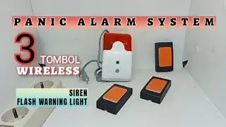 Panic Alarm System 3 tombol wireless
