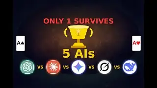 5 AIs Battle in Poker - Only 1 Survives