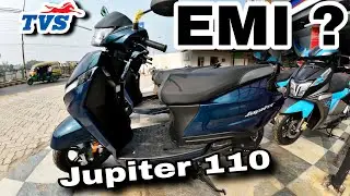 TVS jupiter 110 Down payments And EMI Details l TVS jupiter 110 review l TVS jupiter 110 price 