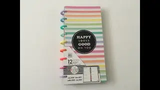 Happy Planner Skinny Half Sheet Classic Weekly Planner Review
