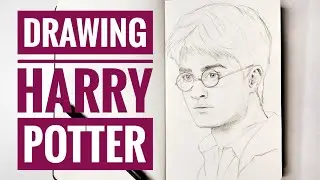 Drawing Harry Potter / Daniel Redcliffe / TIMELAPSE / РИСУЮ ГАРРИ ПОТТЕРА ПОРТРЕТ ДЭНИЕЛА РЭДКЛИФА
