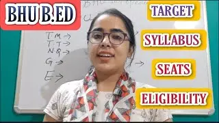BHU B.ED 2021| #BHUENTRANCE2021 #bhu_b_ed #bhuentranceexam @bhu_infopedia