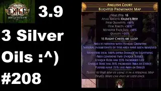 I had to try 3 Silver Oil T16 Blighted Maps - 208