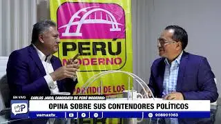 Carlos Jaico de Per&uacute; Moderno, opina sobre sus contendores pol&iacute;ticos.