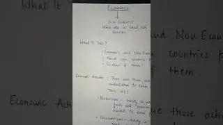Economics || Indian Economy handwritten notes || Economics UPSC 2023 Notes | What is Economics ?