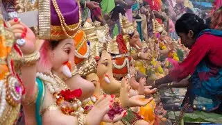 गणपती बाप्पा विसर्जन 2025 (नरवण सनगरेवाडी )Ganpati bappa chale 🥺🌺