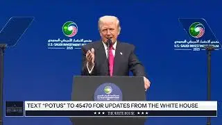 🔴 President Trump Delivers Remarks at the U.S. - Saudi Investment Forum