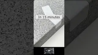 🔨 Flawless stone crack repair #diy