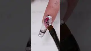 Burgundy Marble Cat Eye Nails| BORN PRETTY