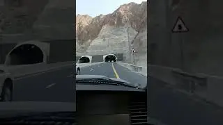 Dubai. Al Multaqa Tunnel. Khorfakkan Road. Longest tunnel (2700 meters) in UAE.